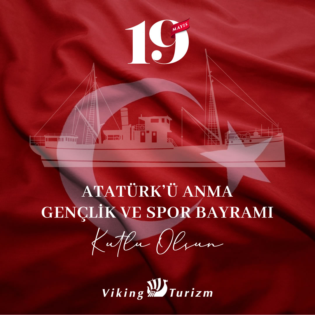 19 Mayıs Atatürk’ü Anma, Gençlik ve Spor Bayramı’nı gurur ve coşkuyla kutluyoruz!
#19Mayıs #AtatürkÜAnma #GençlikVeSporBayramı #KutluOlsun