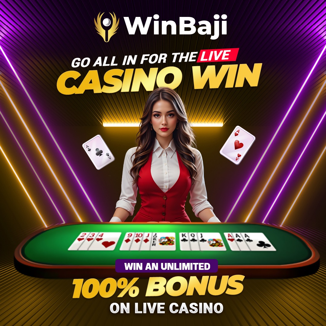 winbaji's tweet photo. 🎰 Go All In &amp; Win Big at WinBaji!
💯     Unlimited 100% Bonus on Live Casino
🔥 Play      Roulette, Baccarat, Andar Bahar &amp; More
💵     Real-Time Winnings, Instant Withdrawals
🕹️     Trusted by Thousands of Players
🎉Play Now![https://t.co/OKbHfK0Eir]
#Gaming #Bonus #Offer https://t.co/3RlSg65gaW