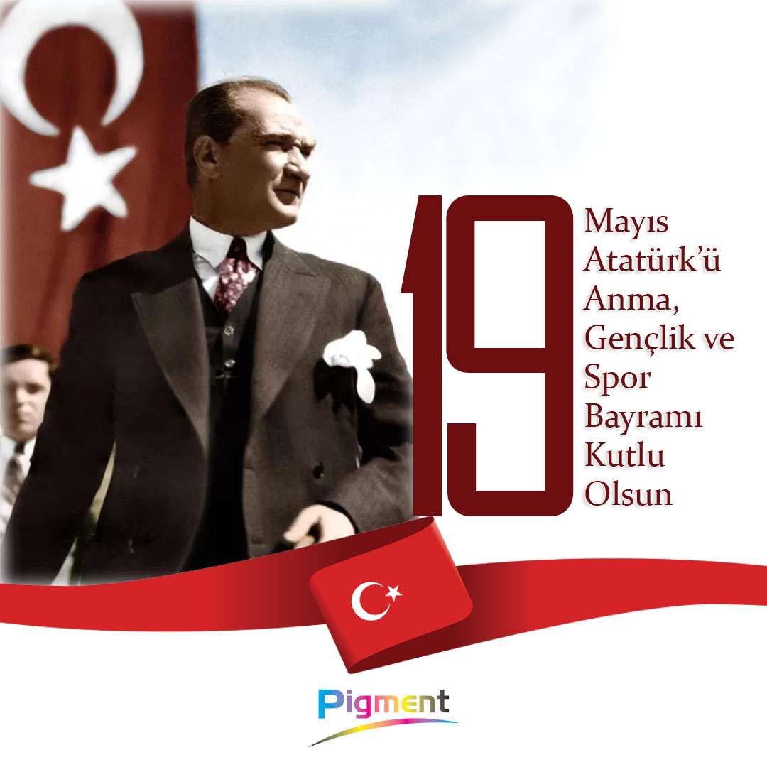 "Bütün ümidim gençliktedir" diyen Ulu Önderimiz Mustafa Kemal Atatürk'ü saygıyla anarak, 19 Mayıs Atatürk'ü Anma, Gençlik ve Spor Bayramı'nı kutlarız. #bayram #Atatürk #gençlik #Türkiye #cumhuriyet #19Mayıs