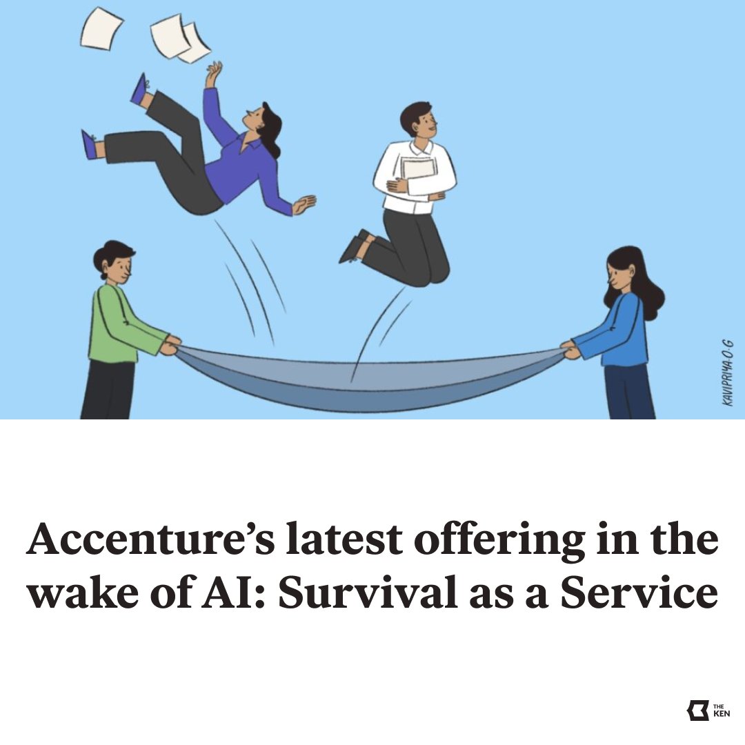 As GenAI deconstructs work, Accenture is busy acquiring companies to reconstruct it, aiming to beat TCS’ 10-year game of L&amp;D, reports <a href="/abhiiswriting/">Abhirami G</a> .

zurl.co/Kkhgt