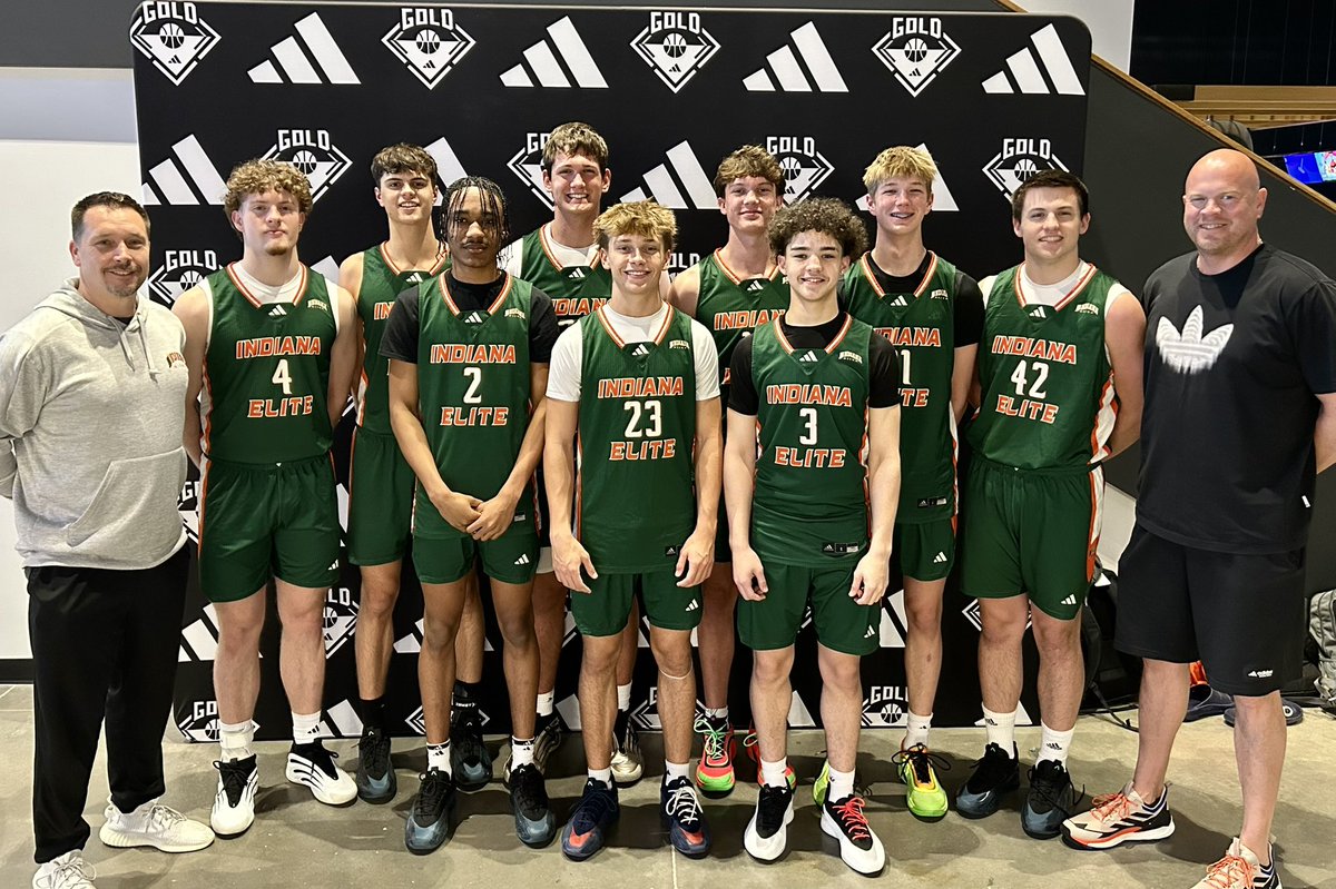 Indiana Elite Team Indiana 2027 (@south_indiana) on Twitter photo <a href="/IndianaEliteIE/">Indiana Elite Basketball</a> 3-1 on the weekend at Adidas Gold session II in Omaha Nebraska. Finishing up the spring season!
<a href="/3StripesGOLD/">3Stripes GOLD Basketball</a> <a href="/BRamseyKSR/">Brandon Ramsey</a> <a href="/LGreenwellHoops/">LGHoops</a>
<a href="/CarterMurans/">Carter Murans</a> <a href="/judah_lewis2/">Judah Lewis</a>
<a href="/parkerkern23/">Parker Kern</a> <a href="/BlakeHammond_27/">Blake Hammond</a> <a href="/griffynrobisch0/">Griffyn Robisch</a> <a href="/Lukevandegriff/">Luke Vandegriff</a> <a href="/hurdboy2/">Tereik “Burtie” Hurd</a> <a href="/SethHahnenberg/">Seth Hahnenberg</a> <a href="/IndianaEliteIE/">Indiana Elite Basketball</a> 3-1 on the weekend at Adidas Gold session II in Omaha Nebraska. Finishing up the spring season!
<a href="/3StripesGOLD/">3Stripes GOLD Basketball</a> <a href="/BRamseyKSR/">Brandon Ramsey</a> <a href="/LGreenwellHoops/">LGHoops</a>
<a href="/CarterMurans/">Carter Murans</a> <a href="/judah_lewis2/">Judah Lewis</a>
<a href="/parkerkern23/">Parker Kern</a> <a href="/BlakeHammond_27/">Blake Hammond</a> <a href="/griffynrobisch0/">Griffyn Robisch</a> <a href="/Lukevandegriff/">Luke Vandegriff</a> <a href="/hurdboy2/">Tereik “Burtie” Hurd</a> <a href="/SethHahnenberg/">Seth Hahnenberg</a>