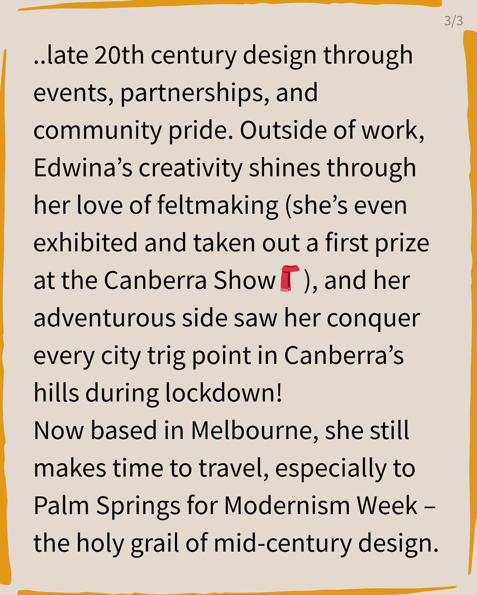 This week in our ‘Meet the Committee’ series, we’re pleased to introduce Edwina Jans, a travel enthusiast and skilled felter.