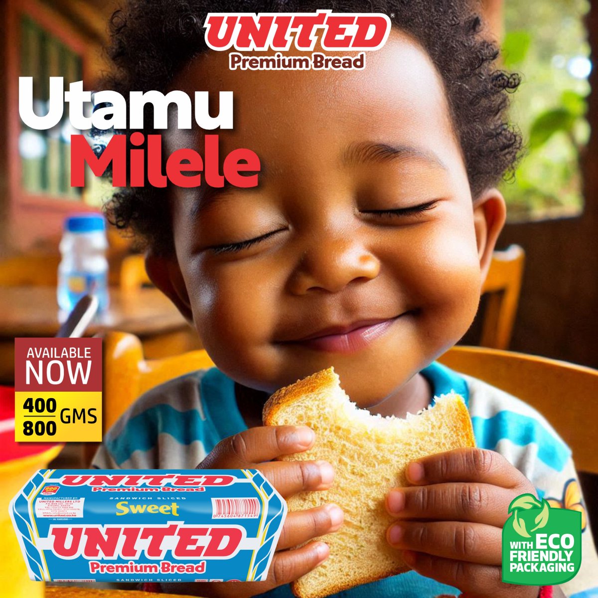 unitedmillers's tweet image. Mtoto ameridhika, wewe je? 😉 Furaha ya kweli huanza na kipande cha United Premium Bread! 🍞 ladha safi kila siku! 🤩

Grab yours Now at a duka near you.

#UnitedPremiumBread #Since1992 #BakedWithLove #EcoFriendly #BreakfastGoals #UnitedForTaste #Fyp