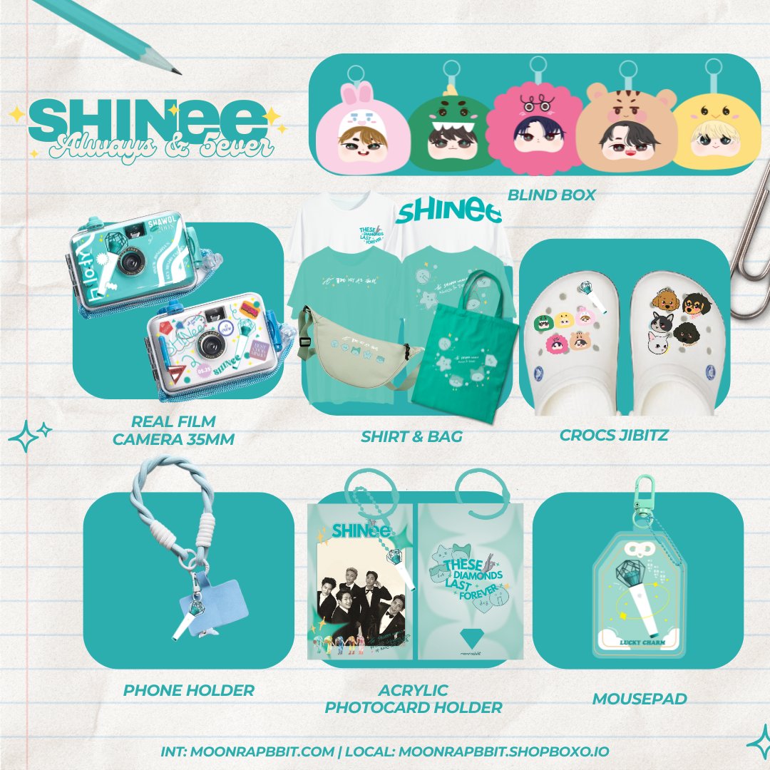 SincerlyShawols's tweet photo. [RT] 💎 Anniversary Merch by @moonrapbbit 

Celebrate 17 years with exclusive, limited edition merch for Shawols!

Pre-order opens May 25, 2025 | 11 PM 💎

🌐 https://t.co/yqh5LZTzwr
🇵🇭 https://t.co/WeMIvsVw3a

#SHINeeAlwaysAnd5ever #moonrapbbit #SHINee17thAnniversary https://t.co/tMbwsiNx68