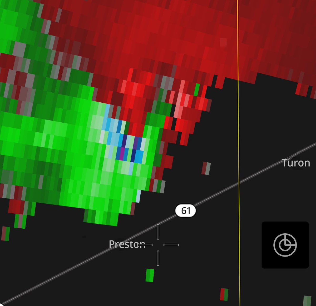 MatthewCappucci's tweet photo. Having chased this, watched it on radar, etc., I have zero doubt in my mind this was an EF5-strength tornado with winds over 200 mph. 

I have never heard a roar like this in my career; I was within a mile at peak strength. It shot lighting out of it. 

Praying for Plevna. https://t.co/zEQ9PXQosZ