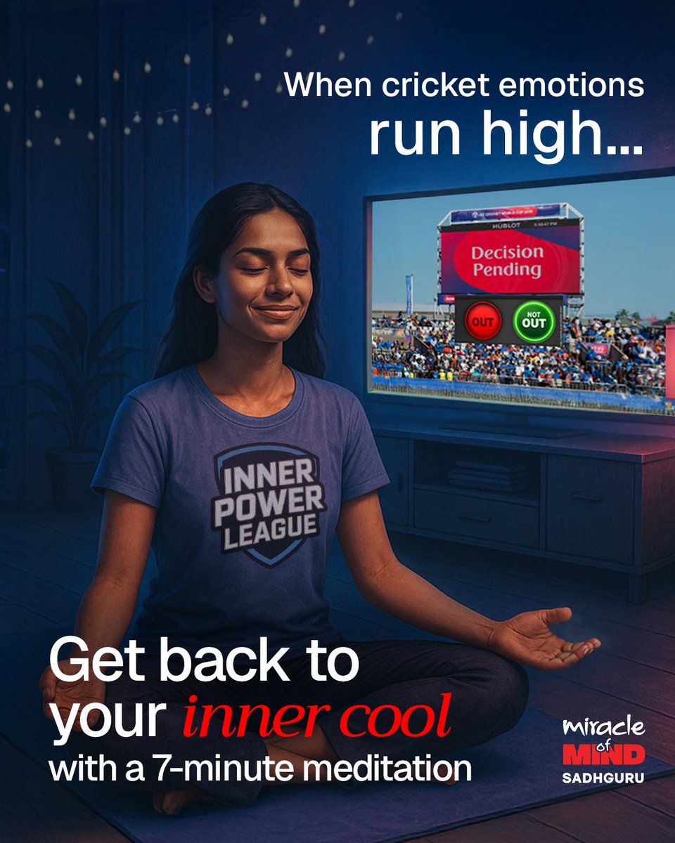 miraclemindapp's tweet photo. Enhance your IPL season with Miracle of Mind — where every match becomes an opportunity for growth, win or lose.

Download the free meditation app on the App Store and Google Play Store.

#shersquad #yehhainayidilli #playbold #hallabol #korbolorbojeetbo #aavade #gazabandaz #orangearmy #mipaltan #whistlepodu