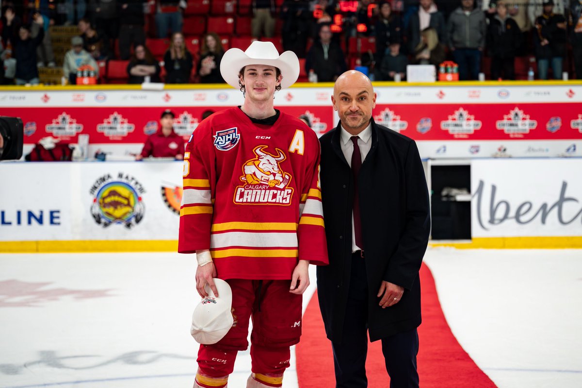 Calgary_Canucks's tweet image. PLAYER OF THE GAME GAVIN SCHMIDT
