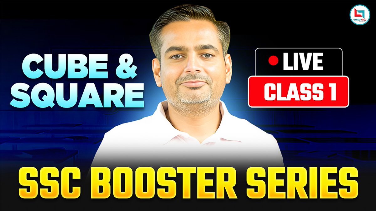 SSC Exams 2025 | BOOSTER Series🎯

▪️ Maths Lec -01 | By Rakesh Sir 
youtube.com/watch?v=OwHuDK…
youtube.com/watch?v=OwHuDK…