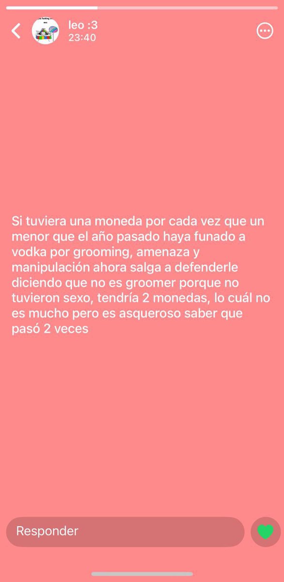 letscallitkarm4's tweet photo. Estado que Leo subió cuando una “víctima” como él le llamaba salió a contar SU VERDAD y no la verdad que Leo quería:
(Habla de dos ya que es el que mencioné y tmb le tiró a Tobias su anterior amigo ya que Tobias se fue otra vez con Damien)
Adjunto testimonio de la “víctima” https://t.co/MuEsleOR5a