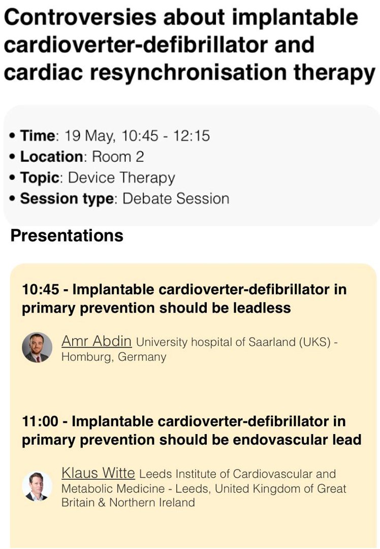 Amr Abdin (@amrabdin10) on Twitter photo Don't miss our debate session on ICDs — today in Room 2! 🔥💥 Join the discussion and bring your questions! #HeartFailure2025 #ICD <a href="/MagdyAbdelhami7/">Magdy Abdelhamid</a> <a href="/WilfriedMullens/">Wilfried Mullens</a> <a href="/HFA_President/">HFAPresident</a> Don't miss our debate session on ICDs — today in Room 2! 🔥💥 Join the discussion and bring your questions! #HeartFailure2025 #ICD <a href="/MagdyAbdelhami7/">Magdy Abdelhamid</a> <a href="/WilfriedMullens/">Wilfried Mullens</a> <a href="/HFA_President/">HFAPresident</a>