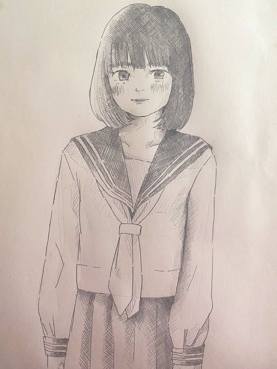 瞳に映して、
忘れないでいたいのに。

#illustration #女の子 #高校生 
#絵描きさんと繋がりたい