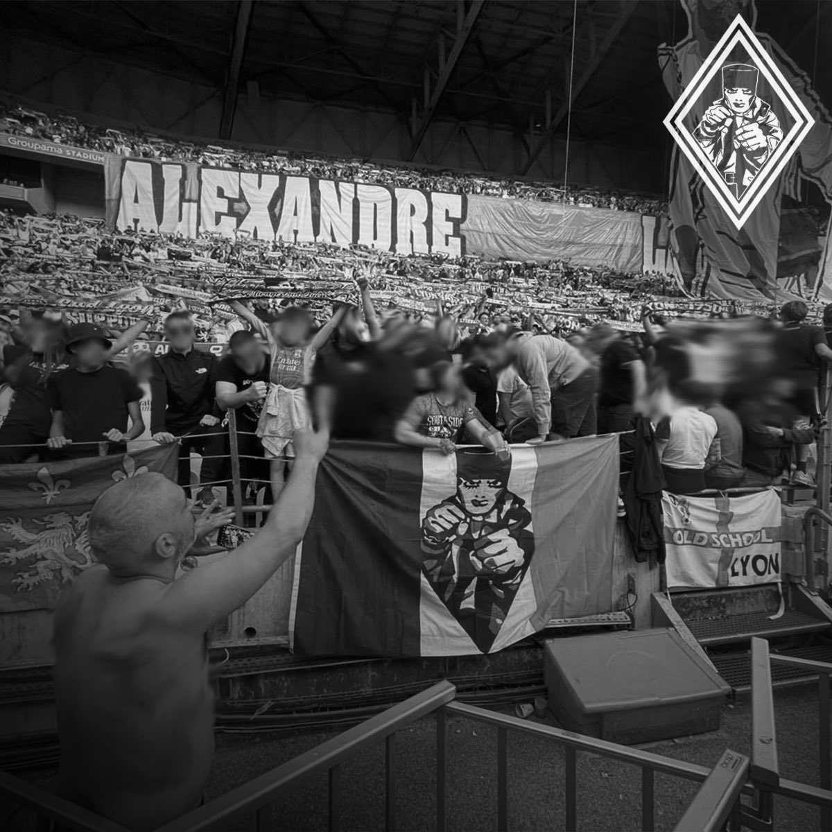 southsidelyon's tweet photo. 17/05/2025 OL-Angers
Bloc 19 / Virage Sud Lyon https://t.co/Ky1eZuXXwD