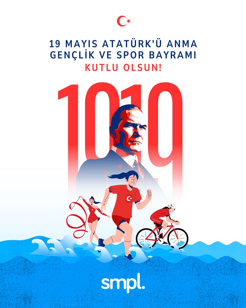 19 Mayıs Atatürk'ü Anma Gençlik ve Spor Bayramı Kutlu Olsun! 🇹🇷

#19mayıs