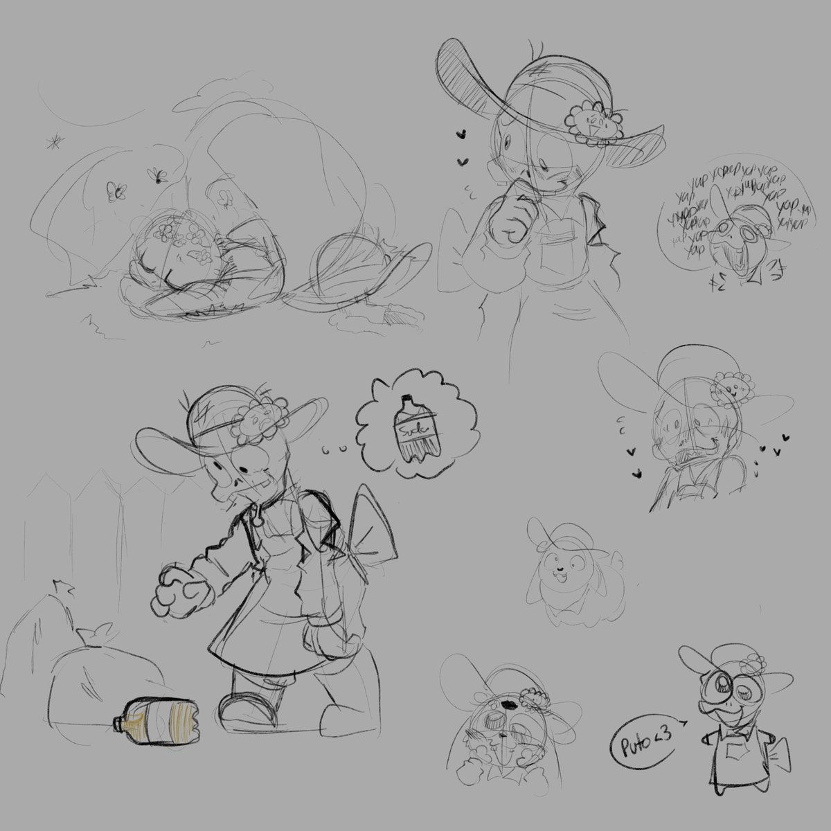 HeartlyPaw's tweet photo. #Florposting
WIPIII MY SON, doodles post convention x3 https://t.co/nokM0tFjJX