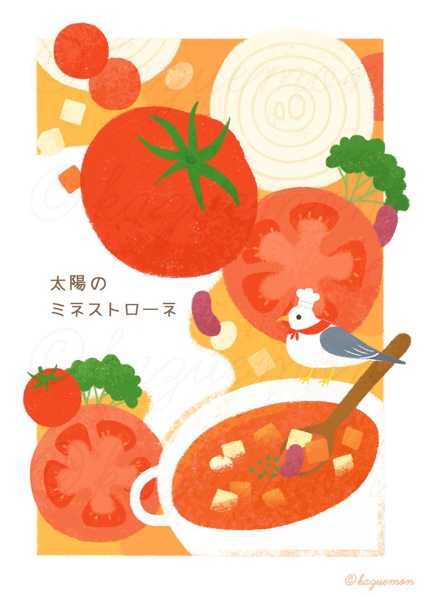 kazuemon0317's tweet photo. ミネストローネ🍅 https://t.co/okUTfb0U3a