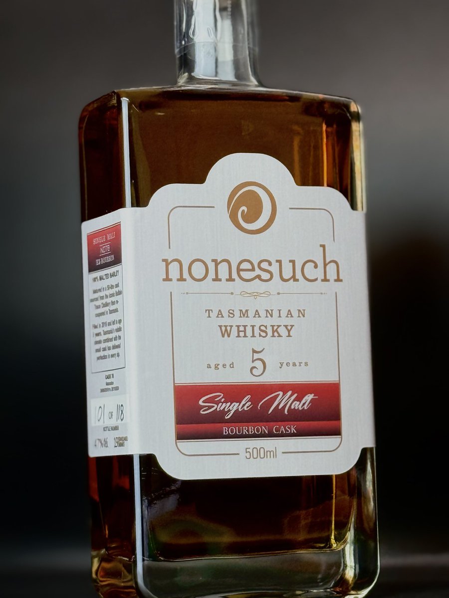 A Tasmanian small batch single malt with a 5 year age statement…rare indeed.  Experience it. #whisky #singlemalt #Tasmanian