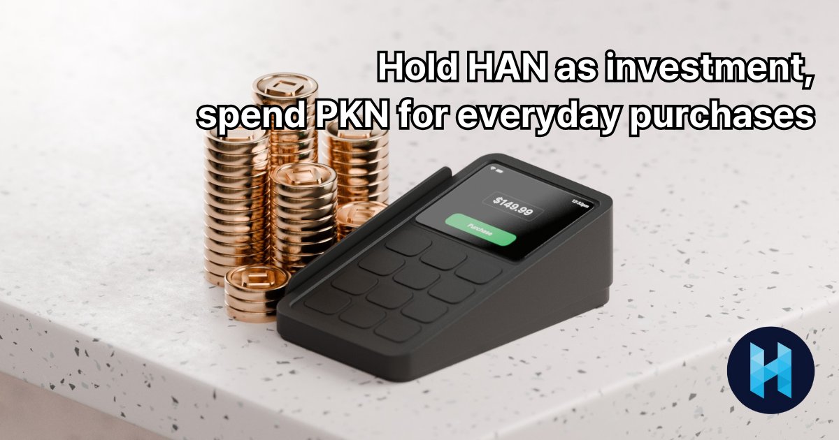 HanIdentity's tweet photo. ๐ช๐ช๐
While everyone else is HODLing their crypto like it's the last cookie in the jar ๐ช, HanChain's dual-token model lets you have your HAN ๐ซฑ and spend your PKN too ๐.
๐ง ๐๐ธ
#HanChain #DualTokenModel #CryptoUtility #SpendAndHODL #HANtoken #PKNstablecoin #Web3Payments #CryptoForLife #UseYourCrypto #BlockchainMadePractical