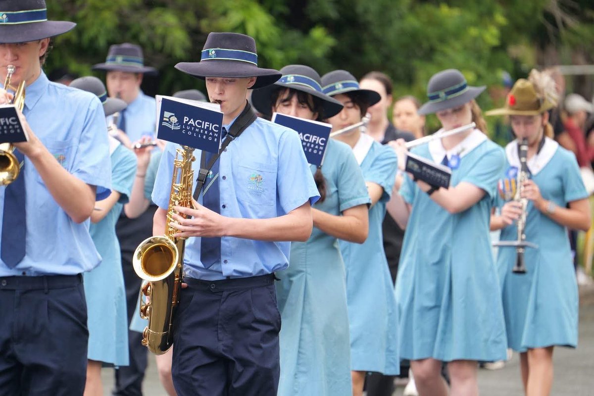 RegimentalReps's tweet photo. Well it seems march card season has well &amp; truly started here at RR HQ, but before we show you what we've been up to we thought we'd share these photos that were sent to us by #PacificLutheranCollege Band using their new march cards for the first time at their annual #anzacday https://t.co/7BDjMdXXlX