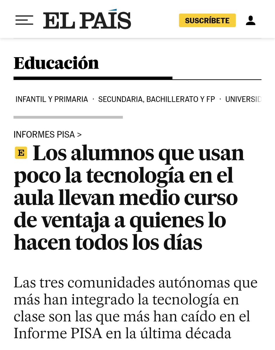 Consellera <a href="/eniubo/">Esther Niubó</a> deixi de tirar el recursos de tots en elements que endarrereixen l'aprenentatge. Més i millors professionals i menys pantalles.
