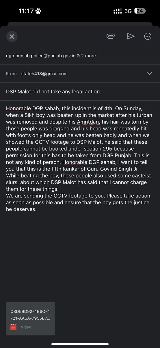 Fatehdeep19's tweet photo. @BhagwantMann @DGPPunjabPolice @akhilchaudhary This boy has been wronged and he must get justice. https://t.co/dY1DMx1UHe