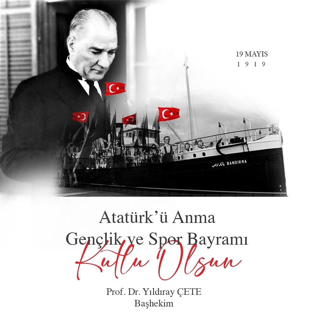 Samsun’dan yanan bağımsızlık ateşi, yarınlarımızı aydınlattı! 
19 Mayıs Atatürk’ü Anma, Gençlik ve Spor Bayramı kutlu olsun! 🇹🇷