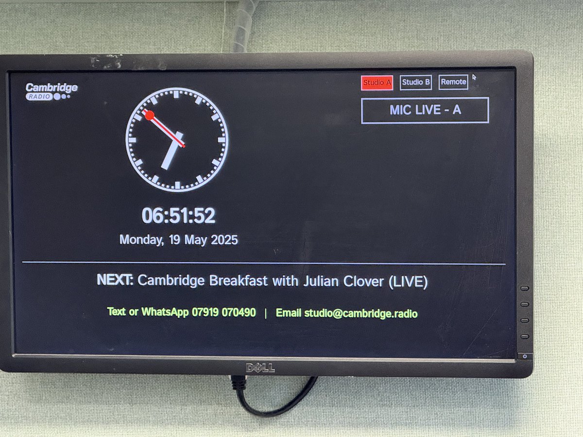 Julian Clover (@julianclover) on Twitter photo Coming up from 7, Cambridge Breakfast with a preview of the <a href="/cambeerfest/">Cambridge Beer Fest</a> , news, travel, great songs and the Inch. On <a href="/CambridgeRadio/">Cambridge Radio</a>. Coming up from 7, Cambridge Breakfast with a preview of the <a href="/cambeerfest/">Cambridge Beer Fest</a> , news, travel, great songs and the Inch. On <a href="/CambridgeRadio/">Cambridge Radio</a>.
