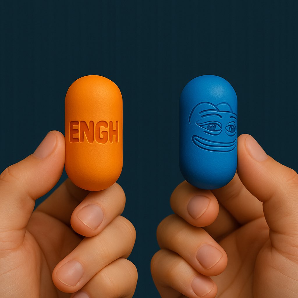 “Choose your capsule wisely:
One builds a house, the other builds a meme empire.”
#ENGH #PEPE #CryptoChoices #Web3