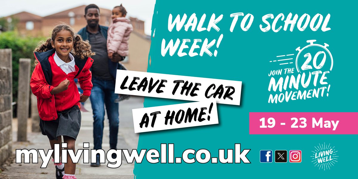 📢 #WalkToSchoolWeek starts today! 🚶
Are you ready to join in? Physical activity can have a positive effect on mental wellbeing and sleep quality. It also helps build strength in bones, muscles, hearts &amp; lungs.
orlo.uk/bu3BA
#20MinMove