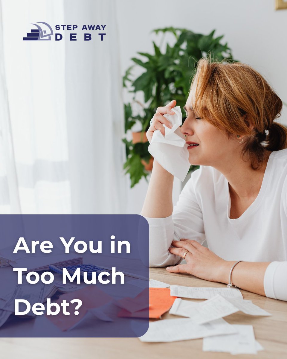 StepAwayDebt's tweet photo. How to Tell If You’re in Too Much Debt (And What to Do Next!)

Difficult to keep up with payments?
It might be time to assess your financial health and explore solutions.

#DebtAwareness #RecognizeDebtTrouble #NextStepsOutOfDebt #DebtRealityCheck #FacingDebtHeadOn https://t.co/2PLUF8Ihuq