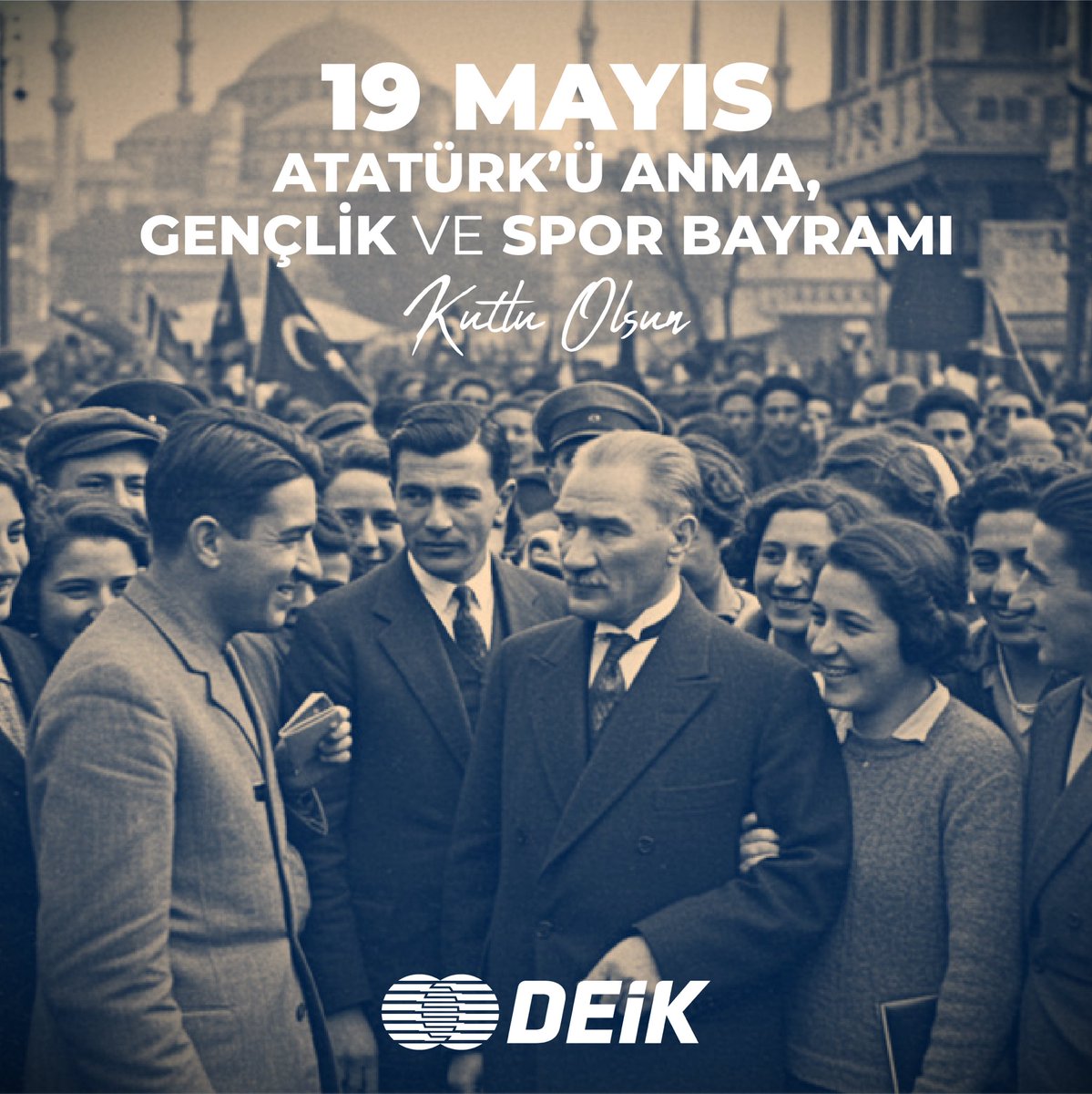Türk Milleti'nin özgürlük meşalesinin yakıldığı ve geleceğimizin teminatı gençlerimizin #19Mayıs Atatürk'ü Anma Gençlik ve Spor Bayramı kutlu olsun! 🇹🇷

#19Mayıs1919 
#19MayısGençlikveSporBayramı