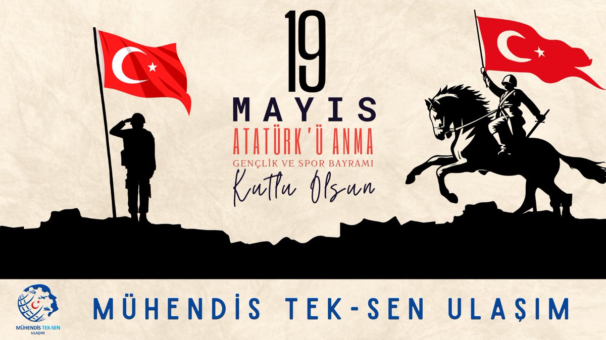 MÜHENDİS TEK-SEN ULAŞIM (@muhteksenulasim) on Twitter photo Bir ulusun kurtuluş mücadelesini başlatan #19Mayıs gençliğe umut ve inanç veren bir gündür.
Tüm gençlerimizin 19 Mayıs Atatürk'ü Anma Gençlik ve Spor Bayramını kutluyoruz.
<a href="/MuhTekSenUlasim/">MÜHENDİS TEK-SEN ULAŞIM</a> Bir ulusun kurtuluş mücadelesini başlatan #19Mayıs gençliğe umut ve inanç veren bir gündür.
Tüm gençlerimizin 19 Mayıs Atatürk'ü Anma Gençlik ve Spor Bayramını kutluyoruz.
<a href="/MuhTekSenUlasim/">MÜHENDİS TEK-SEN ULAŞIM</a>