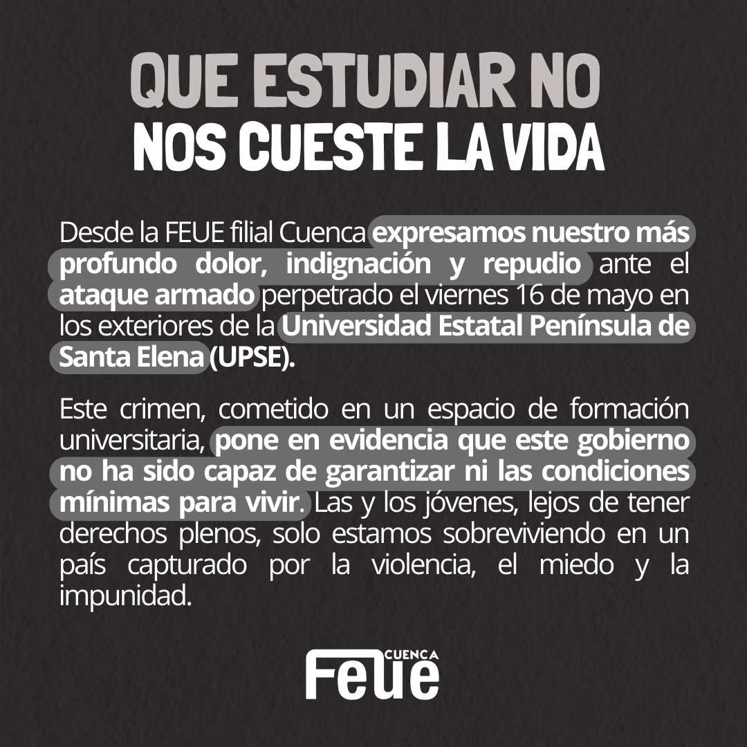 FEUE Cuenca tweet media