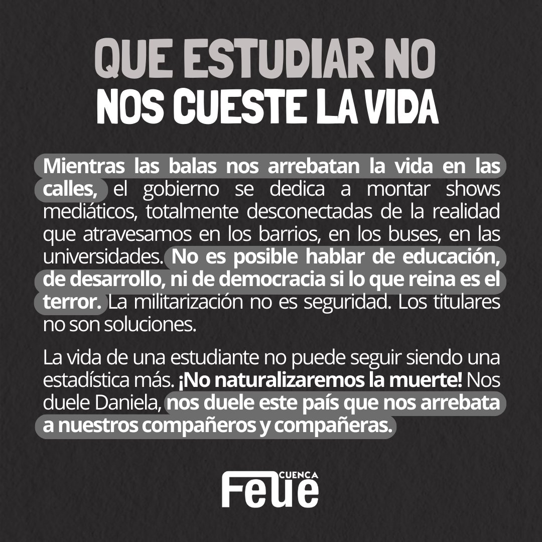 FEUE Cuenca tweet media