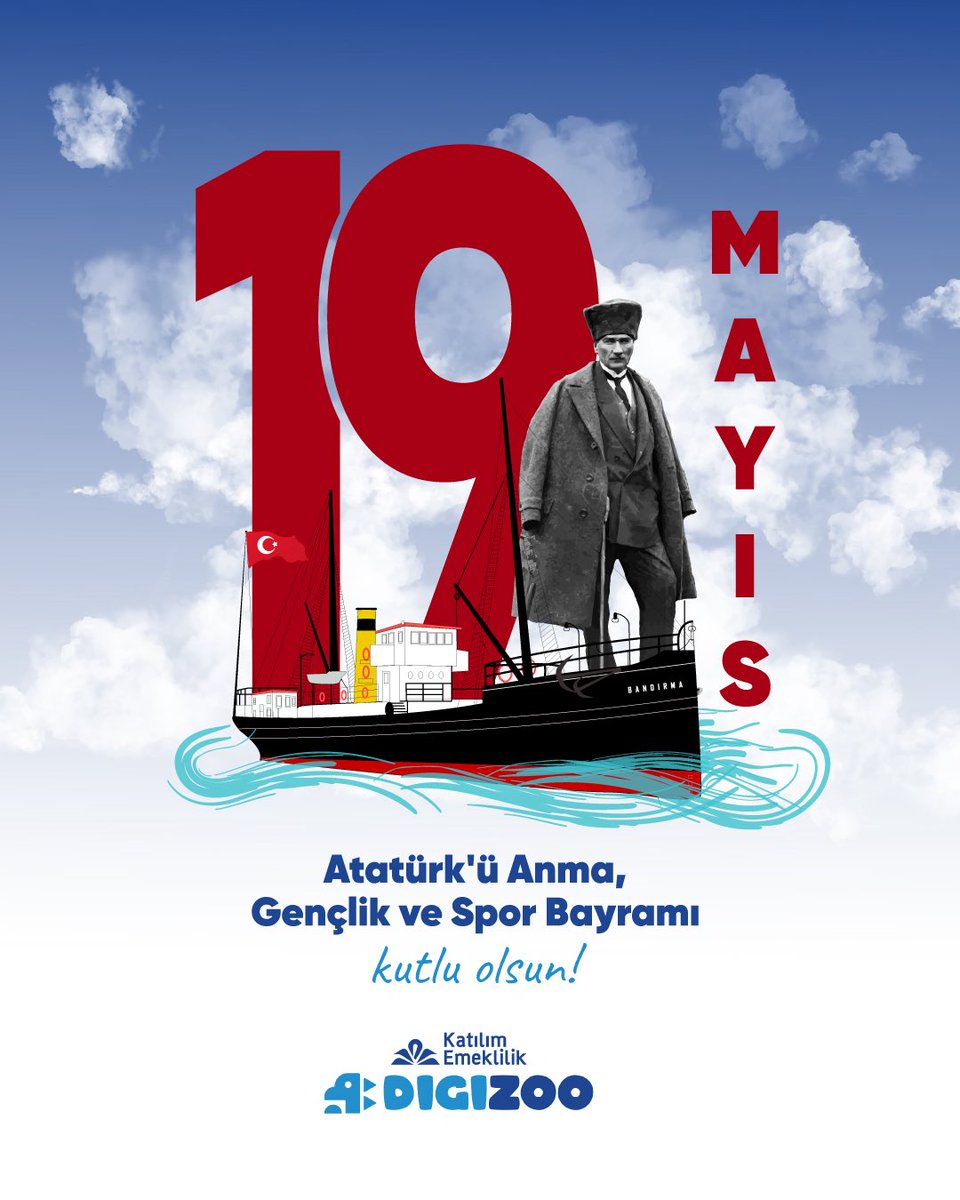 Cumhuriyetimizin temelleri, gençliğe olan inançla atıldı. Bugün, o inancın ne kadar güçlü olduğunu bir kez daha görüyor; gençlerimizin fikirleri, tutkuları ve hayalleriyle yarınlara umutla bakıyoruz.

19 Mayıs Atatürk’ü Anma, Gençlik ve Spor Bayramı kutlu olsun! 🇹🇷