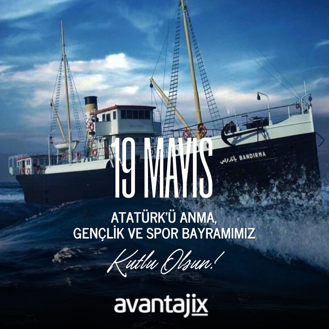 19 Mayıs Atatürk'ü Anma Gençlik ve Spor Bayramımız Kutlu Olsun! 🇹🇷🇹🇷🇹🇷

#avantajix #19Mayıs #19mayısatatürküanmagençlikvesporbayramı #19mayısgençlikvesporbayramımızkutluolsun