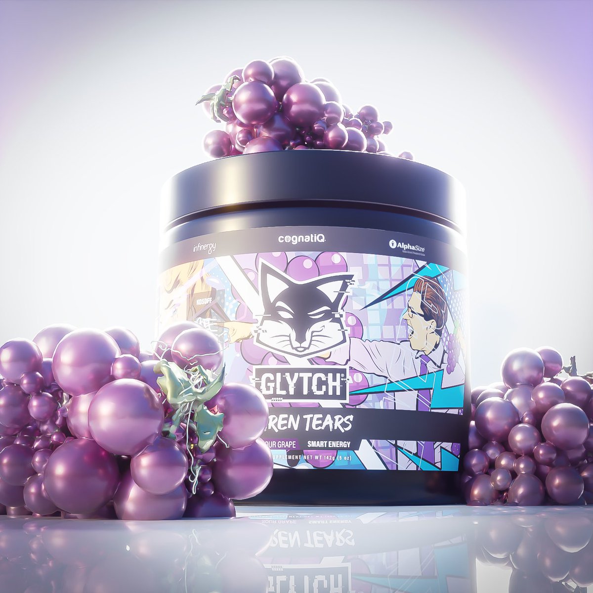 GLYTCH Energy (@glytchenergy) on Twitter photo So good, even Karen can’t complain 🍇🫣
Inspired by chaos creator <a href="/KOSDFF/">Justin Chandler</a>, Karen Tears is a sour grape candy dropkick to the face.
Mouth-puckering. Mood-lifting. Speak with our manager here 👇
glytchenergy.com/energy/karen-t… So good, even Karen can’t complain 🍇🫣
Inspired by chaos creator <a href="/KOSDFF/">Justin Chandler</a>, Karen Tears is a sour grape candy dropkick to the face.
Mouth-puckering. Mood-lifting. Speak with our manager here 👇
glytchenergy.com/energy/karen-t…