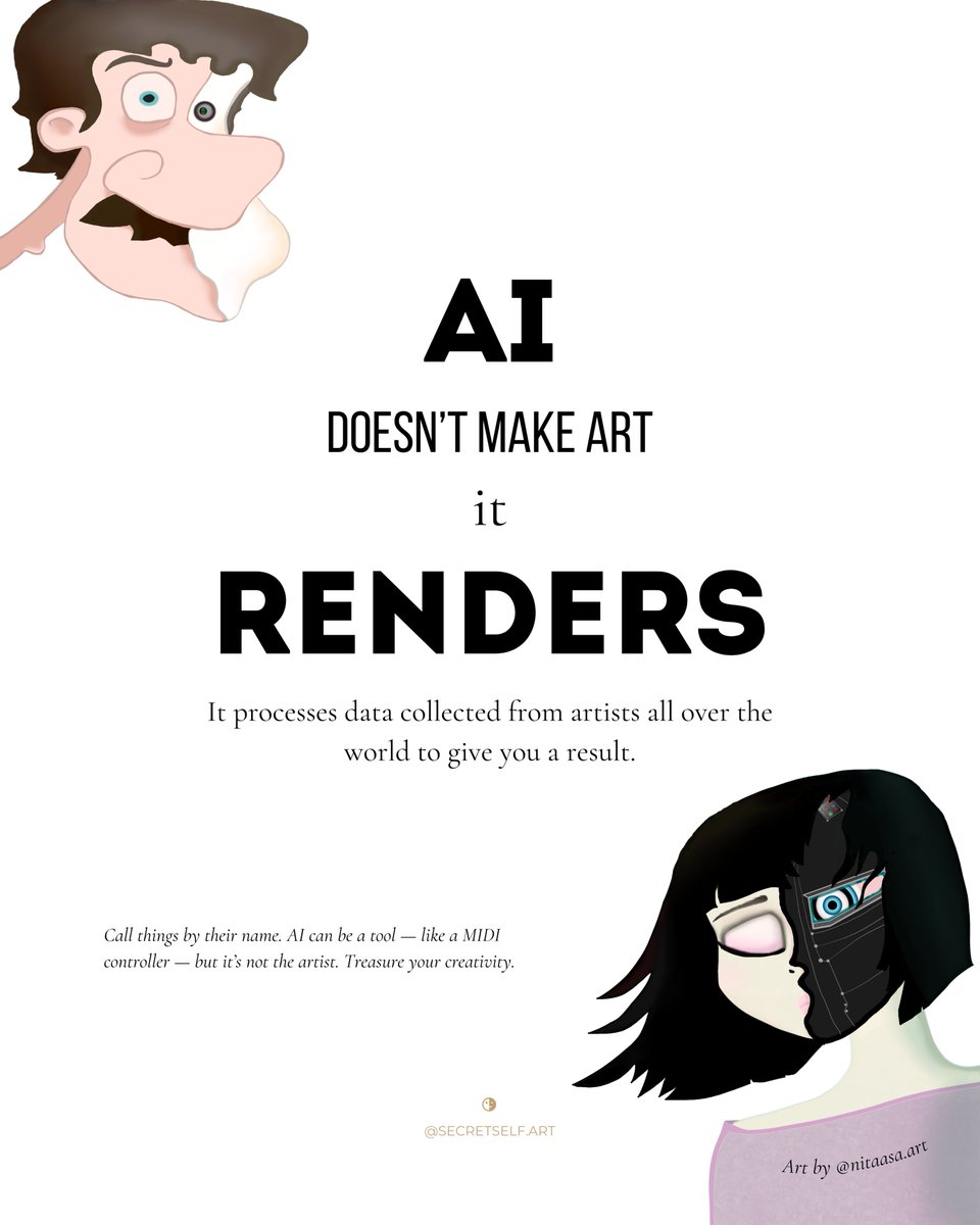 SecretSelfArt's tweet photo. Well, this is my opinion. But, what do you think? 🤔 #HumanArt #Creativity #artist #GenerativeArt #ArtIsHuman #SupportArtists #startup #WomeninBusiness https://t.co/cTu1SJflJS