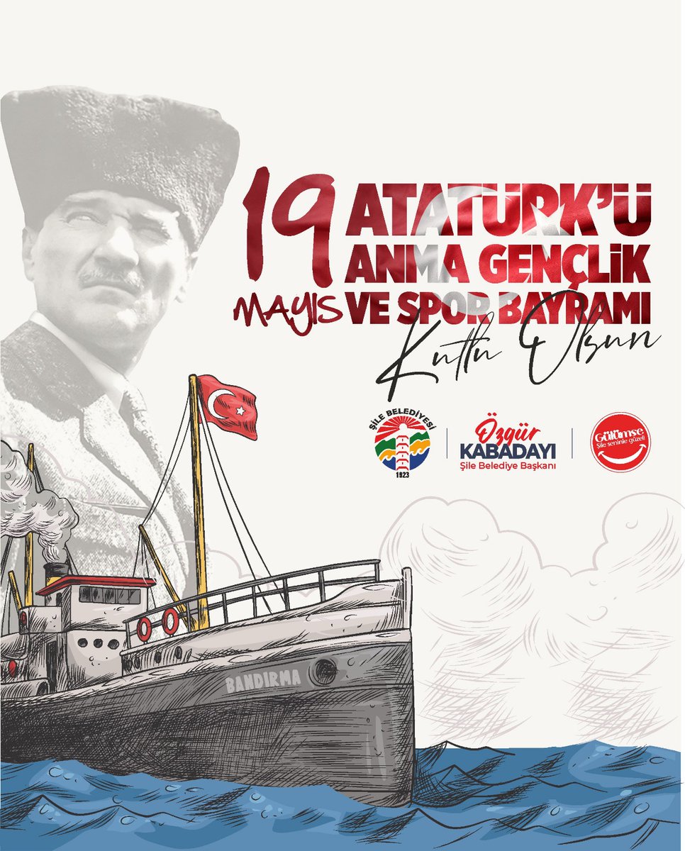19 Mayıs Atatürk’ü Anma, Gençlik ve Spor Bayramımız kutlu olsun 🇹🇷

Ulu Önder Gazi Mustafa Kemal Atatürk’ü bu anlamlı günde sevgi, saygı ve minnetle anıyor,
tüm gençlerimizin ve milletimizin 19 Mayıs Atatürk’ü Anma, Gençlik ve Spor Bayramı’nı  kutluyorum.