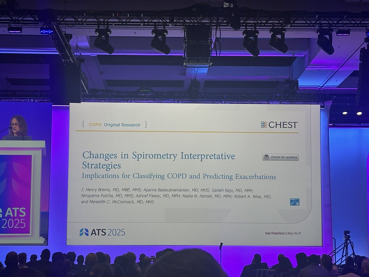 Johns Hopkins University PCCM Fellowship (@jhupccmfellows) on Twitter photo #ATS2025 Clinical Year in Review on PFT updates highlights work led by fellow <a href="/HenryBrems/">Henry Brems</a> 👏 #ATS2025 Clinical Year in Review on PFT updates highlights work led by fellow <a href="/HenryBrems/">Henry Brems</a> 👏