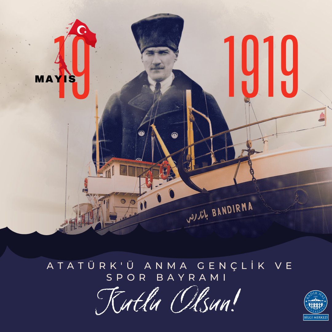 Khas Bilgi Merkezi (@khasbm) on Twitter photo 19 Mayıs Atatürk’ü Anma, Gençlik ve Spor Bayramı Kutlu Olsun!
#19Mayıs #AtatürküAnma #GençlikVeSporBayramı
<a href="/khasedutr/">Kadir Has Üniversitesi</a> <a href="/KhasBM/">Khas Bilgi Merkezi</a>
Happy 19 May Commemoration of Atatürk, Youth and Sports Day!
#May19#CommemorationOfAtatürk#YouthAndSportsDay 19 Mayıs Atatürk’ü Anma, Gençlik ve Spor Bayramı Kutlu Olsun!
#19Mayıs #AtatürküAnma #GençlikVeSporBayramı
<a href="/khasedutr/">Kadir Has Üniversitesi</a> <a href="/KhasBM/">Khas Bilgi Merkezi</a>
Happy 19 May Commemoration of Atatürk, Youth and Sports Day!
#May19#CommemorationOfAtatürk#YouthAndSportsDay