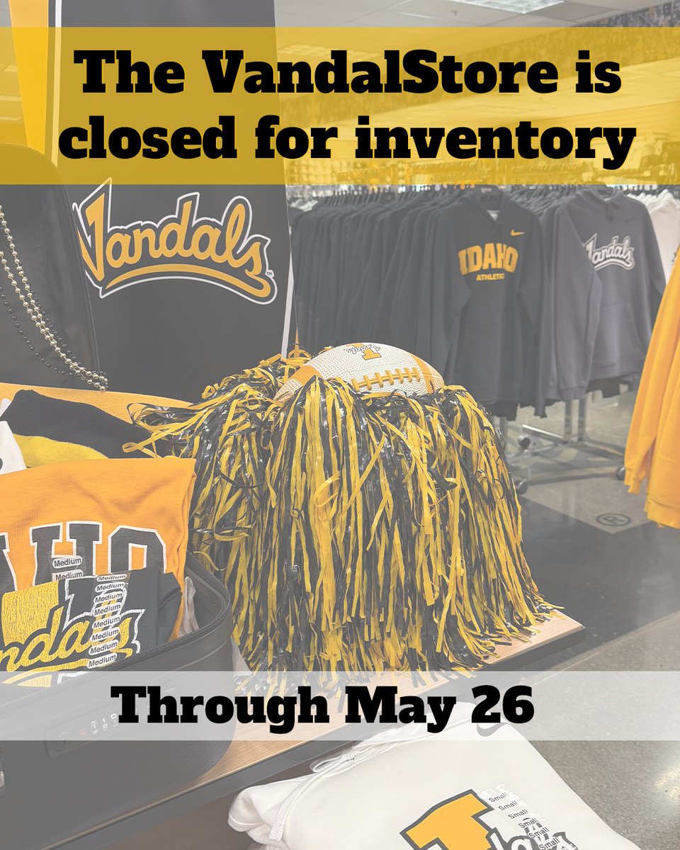 We're closed for inventory through May 26, but you can still order online at VandalStore.com and use code: FREESHIP25 at checkout for free shipping on your orders during this time! 
Please note: Online orders may be subject to slight delays.