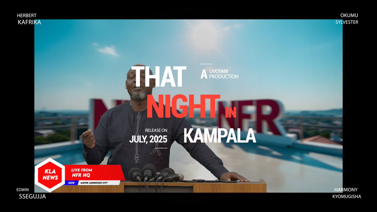 xkmato (@xkmato) on Twitter photo A storm is coming to Kampala.
In That Night In Kampala, a charismatic mayor faces betrayal, power plays, and political survival.
๐ฌ Watch the official teaser now: youtube.com/watch?v=KyLuHNโฆ
#UgandanFilm #ThatNightInKampala #PoliticalThriller #ShortFilm <a href="/uvotam/">Uvotam Studio</a> A storm is coming to Kampala.
In That Night In Kampala, a charismatic mayor faces betrayal, power plays, and political survival.
๐ฌ Watch the official teaser now: youtube.com/watch?v=KyLuHNโฆ
#UgandanFilm #ThatNightInKampala #PoliticalThriller #ShortFilm <a href="/uvotam/">Uvotam Studio</a>