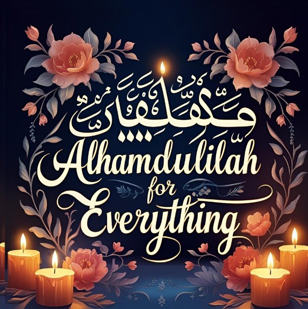 Al_QuranVoice's tweet photo. Alhamdulillah for everything.
#IslamicReminder #Gratitude #Alhamdulillah https://t.co/RYV14Rcv23