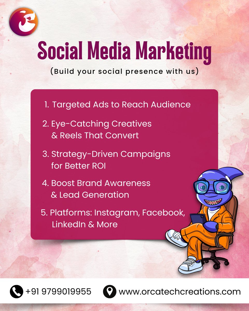 Orcatech_'s tweet photo. Struggling to stand out online?

From targeted ads to high-converting reels, we build campaigns that drive real results.

It’s time to stop posting aimlessly and start growing strategically.

DM us now!

#SocialMediaMarketing #PerformanceMarketing #DigitalGrowth #LeadGeneration https://t.co/MU7Ng3SqQc