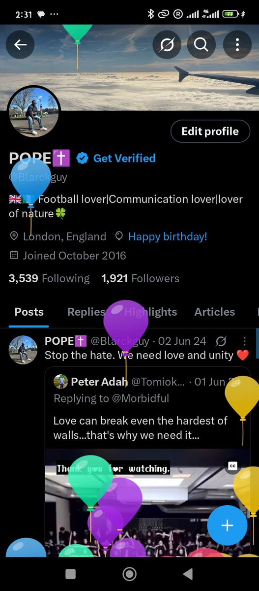Blarckguy's tweet photo. Today, I celebrate not just another year of life, but the strength, growth, and silent battles I’ve overcome. I’ve smiled through storms, stood tall through trials, and kept going even when I felt like giving up.

This new chapter isn't just about getting older https://t.co/o7KTDop7Qu
