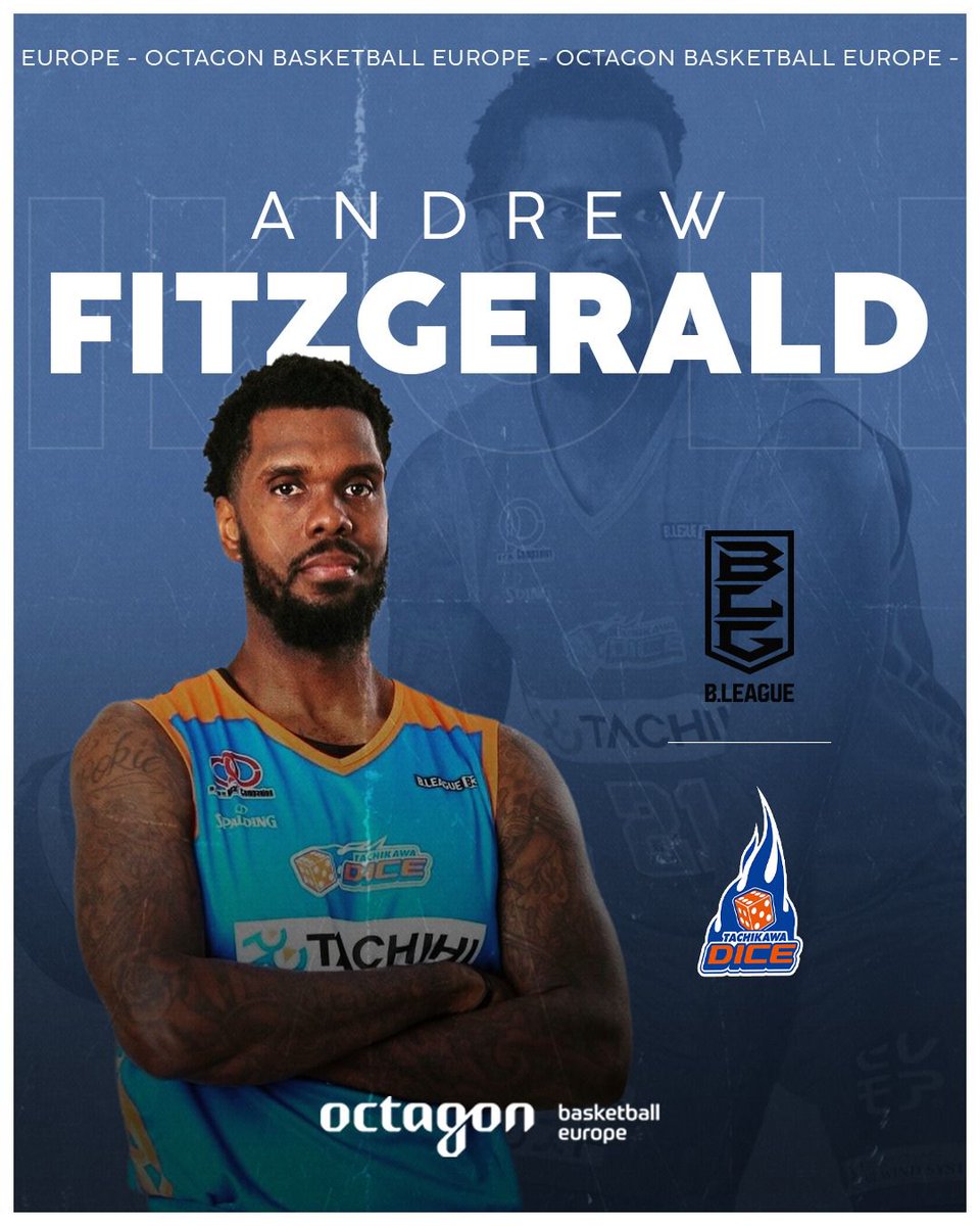 ChidiacOCT's tweet image. The Amazing journey of @afitz continues. Drew is coming back to @TachikawaDice for his 3rd year and his 11th in the @B_LEAGUE @octagon_europe #octagonfamily #tachikawadice #Bリーグ
#立川ダイス
#B3リーグ