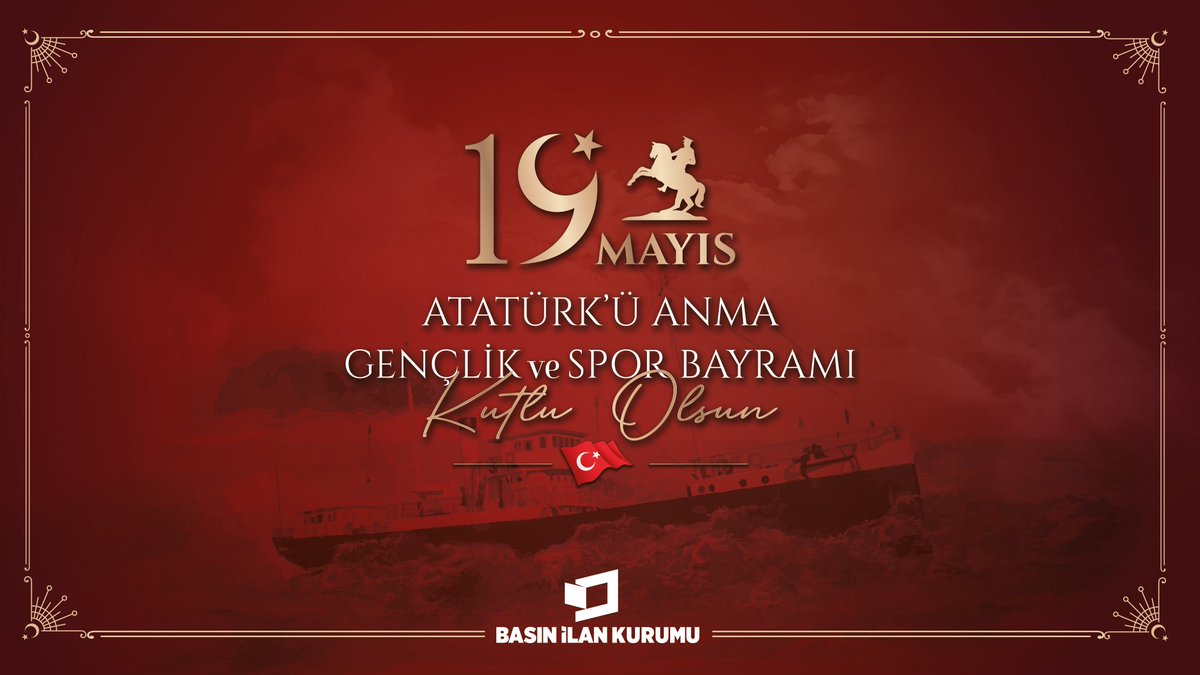 Umutların yeniden filizlendiği, bağımsızlık ateşinin yakıldığı #19Mayıs1919’da başlayan kutlu yürüyüş bir milletin yeniden ayağa kalkışıdır.

O günü gençliğe emanet eden Gazi Mustafa Kemal Atatürk’ü ve Kurtuluş Savaşı Kahramanlarımızı minnetle anıyor; azim, inanç ve kararlılıkla