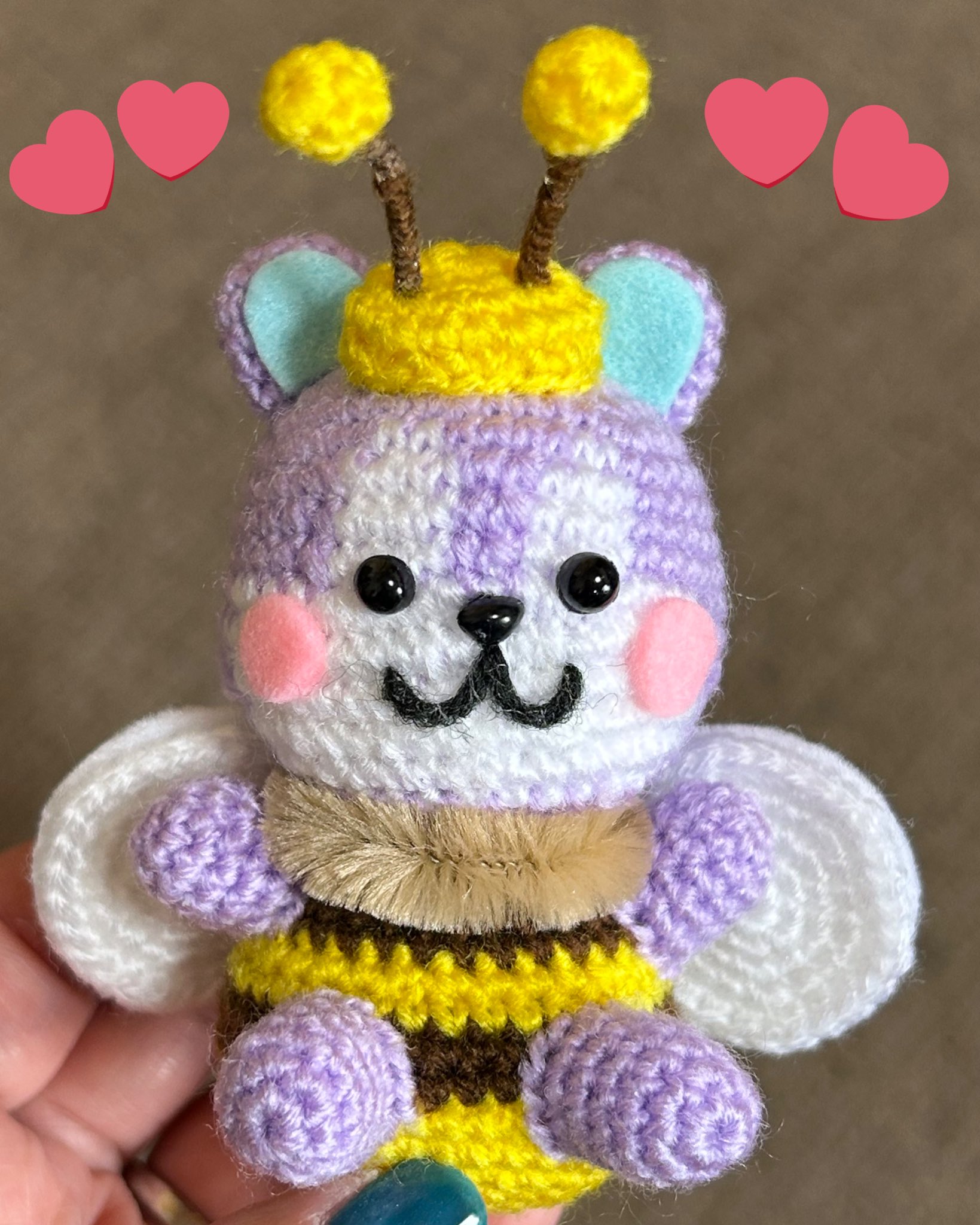 E*n様 迷子の子ねこちゃんの編みぐるみ◎ いつもいっしょ「編みぐるみのおともだち」