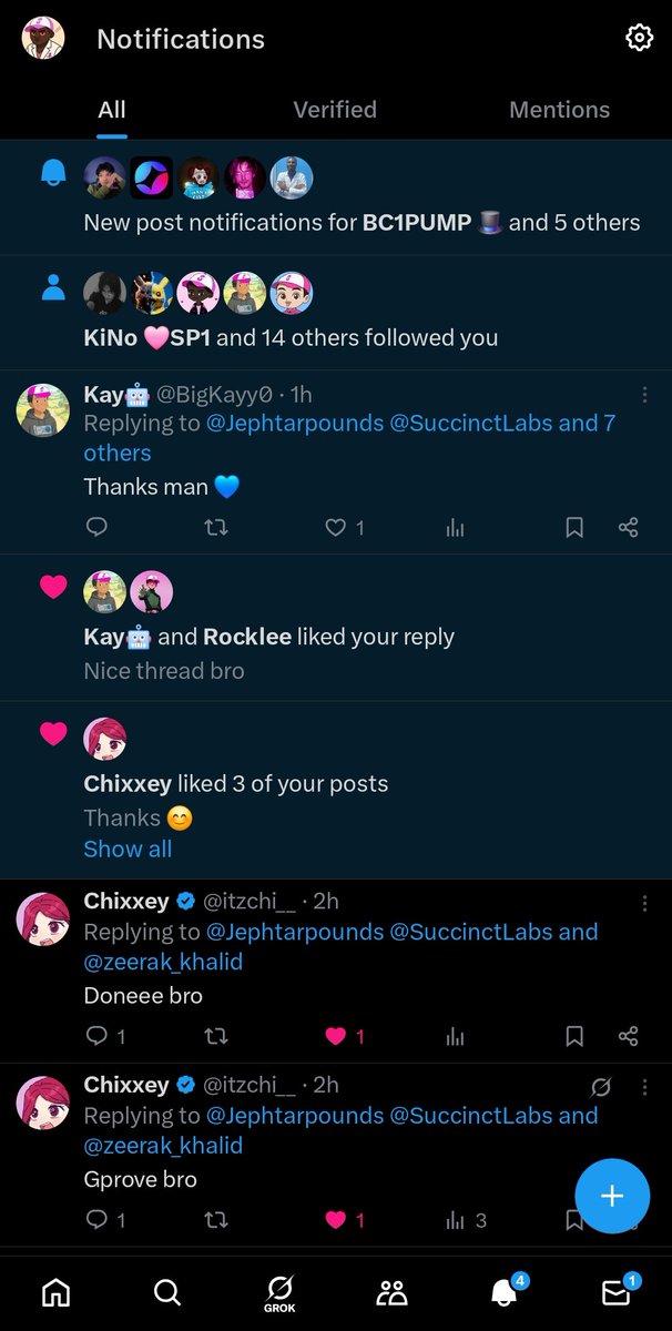 Jephtarpounds's tweet image. Ever since I joined the @SuccinctLabs community, my follower count has been going up only. One of the best decisions I’ve made in the space, Gprove to y'all