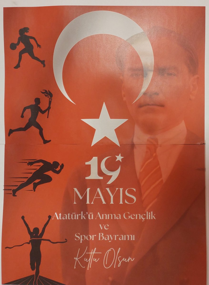 19 MAYIS 1919, Atatürk’ü anma Gençlik ve Spor Bayramımız Kutlu olsun  ..
#cumhuriyet #kurtuluş #Atatürk #gençlik #spor #bayram